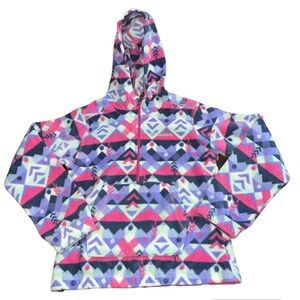 Columbia Girl's Fleece Hooded Pullover Size M